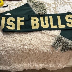 South Florida Green and White Scarf